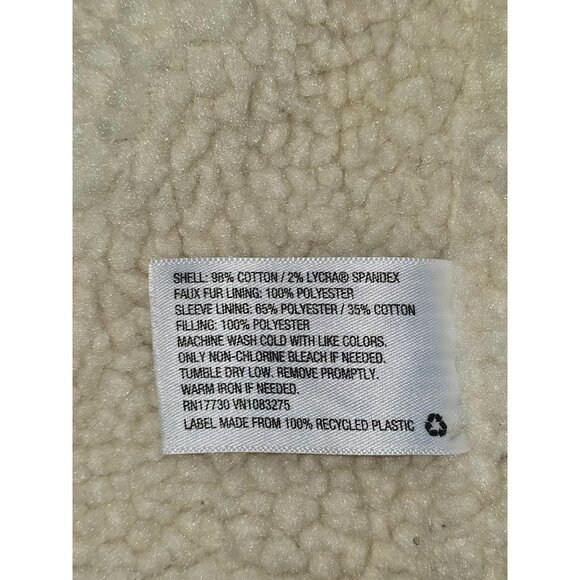 Goodfellow & Co Men's Sanford Wash Sherpa Lined Denim Trucker Jacket Sz S 2897 - Picture 7 of 13